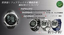 ショットナビ(Shot Navi) ゴルフナビ GPS 腕時計型 ブラック 日本プロゴルフ協会推奨 SN-W1-FW_画像8