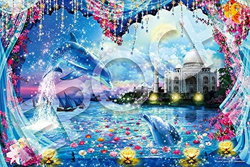2016 पीस जिगसॉ पज़ल लासेन ताज महल ~विश्व यात्रा~ [चमकती पहेली] बहुत छोटा टुकड़ा (, खिलौने, खेल, पहेली, आरा पहेली