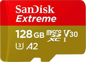 SanDisk ( SanDisk ) 128GB Extreme microSDXC A2 SDSQXA1-128G-G