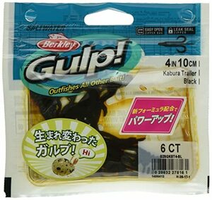 バークレイ(Berkley) ワーム ガルプ! SWカブラトレーラー4インチ G2SQKBT4-BL ブラック