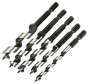 E-Value for carpenter impact drill set 6*8*9*10*12mm 5 pcs set EDSW-3. screw type 