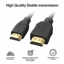 ARZOPA ミニ HDMI 4K HDMI ケーブル 60Hz HDMI 2.0 ケーブル 18Gbps 高速サポート ARC 3D ポータブ_画像4