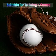 PATIKIL 野球 12個入り 野球 ソフト バルク 標準サイズ 大人革 トレーニング 野球 ノーマーク 野球 青少年_画像4