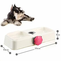 Gifty ペット用品 自動給水器 犬 猫 給水 給餌 水やり 水飲み 食器 ケージ固定 留守番用_画像2