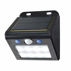 エルパ (ELPA) LEDセンサーウォールライト (小/白色/ソーラー式/防水) 人感センサー/屋外/ESL-K101