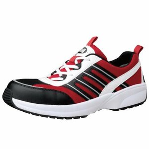 [ green safety ] safety work shoes JSAA recognition light weight Pro sneakers SL601 red 27.0cm