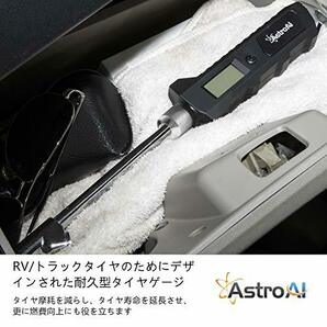 AstroAI エアゲージ タイヤゲージ デジタル 空気圧ゲージ 自動車 カー バイク トラック 自転車 用品 1585KPA 日本語説明書付きの画像5