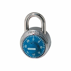 Master Lock 1506D ブルーコンビネーション南京錠