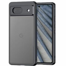 ZXZone for Google Pixel 7a ケース 半透明 マット感ケース 耐衝撃 画面保護 レンズ保護 米軍MIL規格 滑り止め 指_画像1