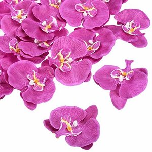 PATIKIL 90 mm human work .. orchid flower hez20 piece silk farenopsis fake butterfly orchid head wedding flower bouquet. equipment ornament 