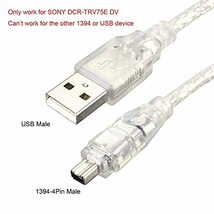 CHENYANG USBオスto Firewire IEEE 1394?4ピンオスiLinkアダプタコードケーブルfor_画像2