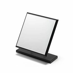 堀内鏡工業 リビング 空間に馴染む ウッドスタンドミラー Mサイズ ブラック 卓上鏡 化粧鏡 ホワイトデー ギフト