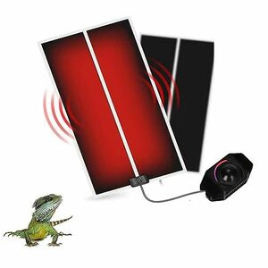 QOSEREN panel heater reptiles heater mat amphibia breeding heating small animals heat insulation heater seat temperature changeable type 14W