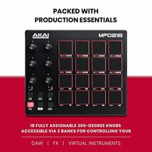 Akai Professional USB MIDIコントローラー 16パッド 音源ソフト付属 MPD218_画像3