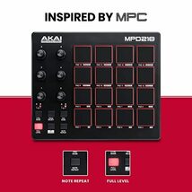Akai Professional USB MIDIコントローラー 16パッド 音源ソフト付属 MPD218_画像4