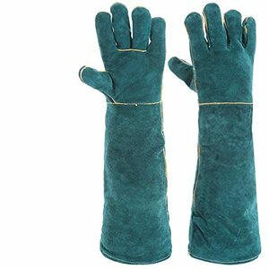  peace rice field industry biting attaching prevention gloves [ famous dog sweatshirt development ] cat dog trimming pet glove ( normal ( green ))