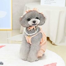 犬服 ペット服 Tシャツ 猫服 洋服 帽子付き 春夏 犬の服 ドッグウェア 可愛い 人気 ファッション日焼き防ぐ 通気性 小型犬 中型犬 室内_画像7