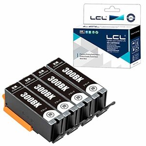 LCL Canon用 キャノン用 BCI-300 BCI-300PGBK 顔料 (4パック PGBK) 互換インクカート