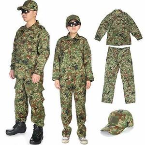 Broptical ベルト付 BDU 自衛隊 戦闘服 迷彩服 上下 野球帽 セット S/M/L/XL 自衛隊タイプ サバゲー 装備 コスプレ 服