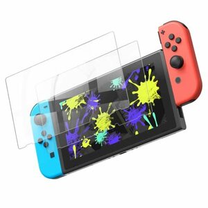 YOSH switch フィルム 2枚入り スイッチ 保護フィルム ガラスフィルム 気泡なし 簡単に貼れる 貼り直し可能