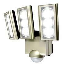 エルパ (ELPA) コンセント式 センサーライト 3灯 (白色LED/防水仕様) 屋外 センサーライト 足元 (ESL_画像1