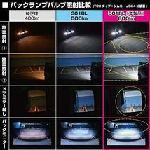 IPF バックランプ LED 車用 T16 800lm 6500K ホワイト 12V用 1本入 車検対応 ノイズ対策済 ハイスペックモデル 集光_画像6