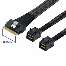 Cablecc PCI-E Ultraport Slimline SAS Slim 4.0 SFF-8654 8i 74_画像7