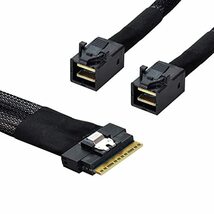 Cablecc PCI-E Ultraport Slimline SAS Slim 4.0 SFF-8654 8i 74_画像9