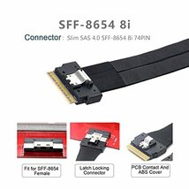 Cablecc PCI-E Ultraport Slimline SAS Slim 4.0 SFF-8654 8i 74_画像3