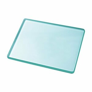磨き板 ガラス板　レザークラフトHUACAM 8mm厚 革工具 革削ぎ 革床面磨き用工具 磨きガラス板 厚ガラス板 130 * 100 * 8m