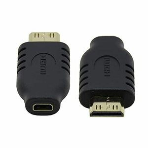 CYマイクロHDMIタイプDソケットメスto Mini HDMI 1.4オスタイプCアダプタ変換装置