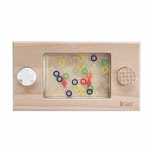 kiko+ キコ wakka ワッカ ウォータートイ ウォーターゲーム 木製玩具 木のおもちゃ 輪投げ (ピンク)