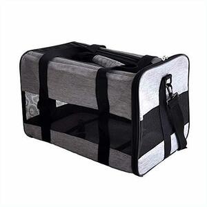  small ryu van pet box Carry 3WAY pet Carry carry bag Carry case color : gray M Drive box cat dog folding .