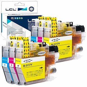 LCL Brother for Brother for LC3117 LC3117C LC3117M LC3117Y (6 pack 2 Cyan 