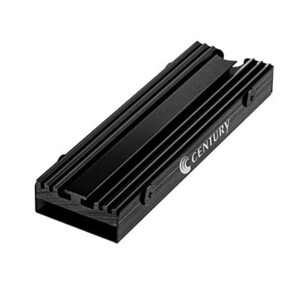 センチュリー M.2 SSD専用ヒートシンク ※PS5増設スロット取付確認済み CAHPS-M2_FP ブラック