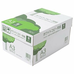 APP 高白色 ホワイトコピー用紙 A3 白色度93% 紙厚0.09mm 2500枚 (500枚×5冊)