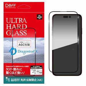 iPhone 15 / 15 Pro / 15 Plus / 15 Pro Max/保護ガラスフィルム DragonTrail X 採用 ULT
