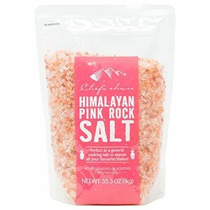 シェフズチョイス BRC認証 ヒマラヤ岩塩 1kg Himalayan Pink Salt ピンクソルト (1:ロックタイプ(粗め))