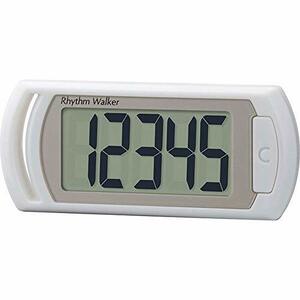  rhythm (RHYTHM) pedometer digital rhythm War car Ractis 3D sensor easily viewable large character white RHYT