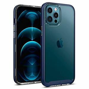 Caseology iPhone 12 Pro Max ケース 背面 クリア 二重構造 バンパー TPU PC 耐衝撃 薄型 iPhone12P