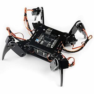 Freenove 四足歩行ロボットキット（Arduino IDE対応）、アプリリモコン、ウォーキング・クロール・ツイスト