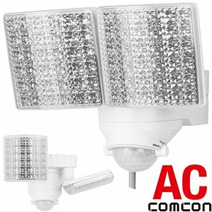comcon センサーライト 1灯式 2灯式 3灯式 AC コンセント 100V LED 人感センサーライト 屋外 外の画像6