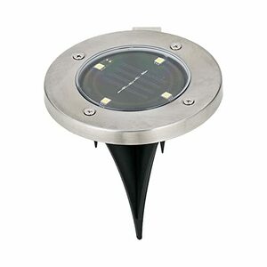  Takeda corporation [ solar * light * solar light * embedded * lighting * garden marker ] silver 11.5×11.