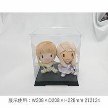 かしばこ商店 透明フィギュアケース 内寸 横幅23.8×奥行23.8×高さ21.8cm 242423_画像3