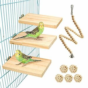  pet accessories small animals hamster for step‐ladder width 8× height 16cm 3 piece entering chinchilla step stage wooden breeding cage * accessory bird table ham s