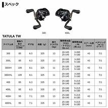 ダイワ(DAIWA) 21 タトゥーラ TW 300XH_画像6