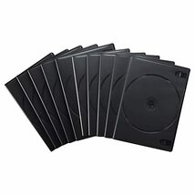 サンワサプライ DVDトールケース(3枚収納・10枚セット・ブラック) DVD-TN3-10BKN_画像2