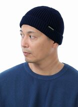 [TRAX SHOP] 11色 ニット帽 帽子 メンズ レディース リブ編みショートニットキャップ 秋 冬 秋冬 春 オ_画像1