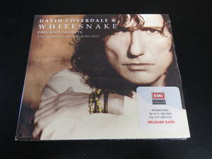 未開封新品！プロモ盤！David Coverdale & Whitesnake - Precious Secrets 輸入盤デジパックマキシシングルCD(イギリス COVERDJ 101, 1997)