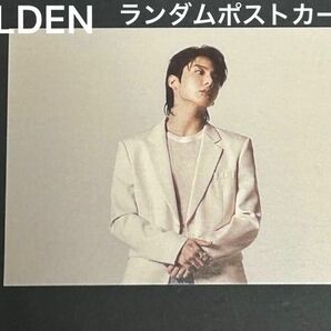 BTS ジョングク　GOLDEN ソロ アルバム　ランダムポストカード　